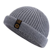 Load image into Gallery viewer, New Men Outdoor Skull Cap Fashion Short Melon Winter Dandy Hats Sailor Style Landlord Hats For Men Autumn Short Beanie Cap
