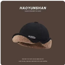 Load image into Gallery viewer, Mesh Red ins Lamb Fleece Thickened Warm Duck Tongue Ear Protection Hat for Men and Women Autumn and Winter Thickened Riding
