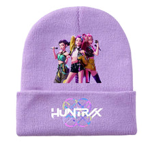 Load image into Gallery viewer, KPop Demon Hunters Winter Cold Hat Knitted Hat Cartoon Anime Warm Fashion Accessories Children's Birthday Christmas Cute Gift

