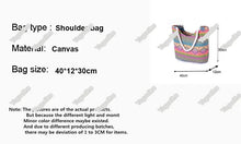 Load image into Gallery viewer, Casual Summer Beach Women Bag, High Quality Canvas Handbags, Fashion Shoulder  Lunch Bag
