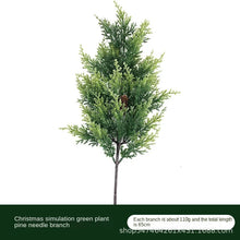 Load image into Gallery viewer, 1pcs Artificial with Fruit Green Plant Pine Branch Decoration Christmas Tree Decoration Accessories
