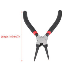 Load image into Gallery viewer, 4Pcs Circlip Plier Set 7'' Long Nose Plier Staight Bent Plier Inner Outer   Staight Bent Plier Retaining Snap Ring Remover Tool
