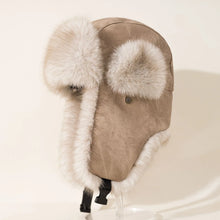 Load image into Gallery viewer, Fashion Men's Winter Warm Cycling Ear Protection Cap Lei Feng Hat Casual Flat-Brimmed Hat Waterproof Thickened Women Bomber Hat
