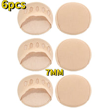 Load image into Gallery viewer, 4/6/8Pcs Five Toes Forefoot Pads for Women High Heels Half Insoles Foot Pain Care Absorbs Shock Socks Toe Pad Massaging Toe Pad
