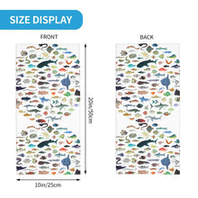 Load image into Gallery viewer, One Hundred Fish Ocean Life Bandana Neck Cover Printed Scuba Diving Balaclavas Mask Scarf Multi-use Headwear Riding Unisex Adult
