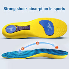 Load image into Gallery viewer, 1 Pair New Sports Elasticity Insoles Elasticity Shock Absorption Breathable Running Insoles
