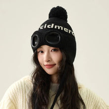 Load image into Gallery viewer, Fashion Windproof Glasses Knitted Hat Ear Protectors Cold-proof Beanie Hats Warm Woolen Hat Winter
