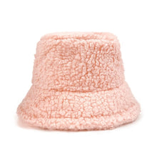 Load image into Gallery viewer, Unisex Bucket Hat Graffiti Solid Women Men Fishing Fisherman Autumn Winter Lamb Wool Outdoor Warm Cap
