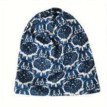 Load image into Gallery viewer, Contrasting Colors Pullover Hat Plaid Print Scarf Pullover Hat Turban Hats Multifunctional Casual Hedging Cap Autumn and Winter
