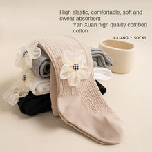 Load image into Gallery viewer, Baby Tights Children Age Season with Thick Cotton Pure Render Children Pantyhose Girls Baby Solid Color Knitted Even Foot Tights
