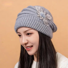 Load image into Gallery viewer, Fried Dough Twists Knit Hat Plush Thickened Warm Wool Hat Suitable for outdoor wind protection in autumn and winter
