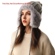 Load image into Gallery viewer, New Knitted Knitted Hat Pompom Warm Ear Protection Hat Coldproof Fur Balls Lei Feng Hat Autumn and Winter
