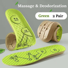 Load image into Gallery viewer, Insole Deodorant Healthy s for s Massage Acupoints Arch Support Plantar Fasciitis Template  Men Women  Sole Pads shoe pads
