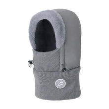 Load image into Gallery viewer, Thick Warm Scarf Pullover Cap Windproof Design Fluffy Texture Winter Warm Hat Knitted Thermal Protection Face Guard Neck Warmer
