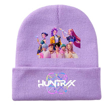 Load image into Gallery viewer, KPop Demon Hunters Winter Cold Hat Knitted Hat Cartoon Anime Warm Fashion Accessories Children's Birthday Christmas Cute Gift
