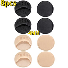 Load image into Gallery viewer, 4/6/8Pcs Five Toes Forefoot Pads for Women High Heels Half Insoles Foot Pain Care Absorbs Shock Socks Toe Pad Massaging Toe Pad
