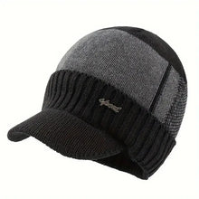 Load image into Gallery viewer, 2/1PC Winter Hats Knit Cap Men And Women Velvet Hat Coral Fleece Scarf Outdoor Riding Hat Warm Plus Velvet Neck Protect Cap
