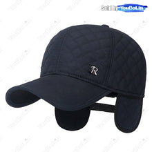 Load image into Gallery viewer, New Winter Trucker Cap Windproof Cold-Proof Warm Earmuffs Fleece Lined Thickened Baseball Caps Dad Hat Duckbill Hats
