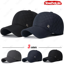 Load image into Gallery viewer, New Winter Trucker Cap Windproof Cold-Proof Warm Earmuffs Fleece Lined Thickened Baseball Caps Dad Hat Duckbill Hats
