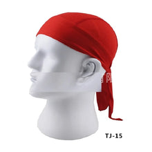 Load image into Gallery viewer, New Fashion Quick Dry Cycling Durag Head Scarf Summer Men Running Riding Bandana Headscarf Ciclismo Pirate Hat

