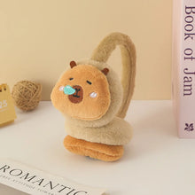 Load image into Gallery viewer, Comfortable Ear Protection Capybara Earmuffs Three-Expression Design Warm Ear Warmers Earmuffs Winter
