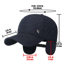 Load image into Gallery viewer, New Unisex Middle-Aged and Elderly Winter WindProof, Cold-Proof and Warm Baseball Cap With Ear Protection, Thickened Peaked Cap
