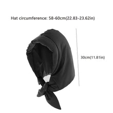 Load image into Gallery viewer, Cold Proof Thickened Winter Headscarf Water-repellent Windproof Warm Hood Puff Design Tie Hood Down Cotton Scarf Street Wear
