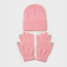 Load image into Gallery viewer, High Quality Cute 2025 Winter Hats with Gloves Girls Autumn Woman New Beanies Ladies Casual Cap
