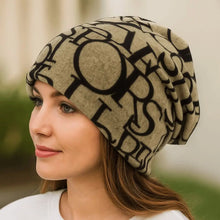 Load image into Gallery viewer, Contrasting Colors Pullover Hat Multifunctional Scarf Pullover Hat Turban Hats Plaid Print Casual Hedging Cap Autumn and Winter
