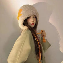 Load image into Gallery viewer, New Autumn and Winter Bow-Knot Ear Protection Hat, Cold-Proof, Warm, Artistic, Versatile, Sweet Knitted Hat
