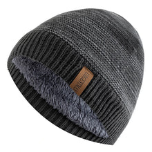 Load image into Gallery viewer, Unisex Winter Hats Casual Warm Beanie Cap For Men Women Letter Label Fashion Winter Knitted Hats
