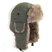 Load image into Gallery viewer, Women's Winter Hats Faux Fur Earflap Hat Mens Trapper Bomber Hats Outdoor Russian Ski Hat Thicken Warm Fur Cap Y2K Streetwear
