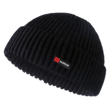 Load image into Gallery viewer, Fashion Solid Color Men Knitted Hat Street Style Hip Hop Brimless Skullcap Winter Warm Winter Knitted Bonnet Autumn Winter
