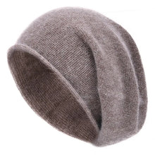 Load image into Gallery viewer, 1pc Warm Solid Color Plush Hat,lightweight, Casual,multifunctional Knitted Skullies Caps for Hiking, Cycling,outdoor Activities
