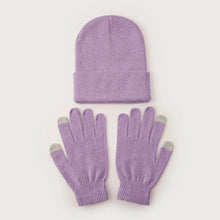 Load image into Gallery viewer, High Quality Cute 2025 Winter Hats with Gloves Girls Autumn Woman New Beanies Ladies Casual Cap
