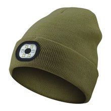 Load image into Gallery viewer, Creative 6 LED Beanie Hats, Unisex Winter Warm Hat for Night Riding fishing Warm Knit Caps Flashlight Head Lamp Cap,washable
