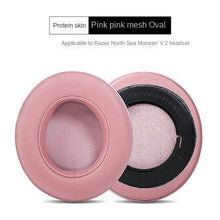 Load image into Gallery viewer, Suitable for Razer Kraken V2 Earphone Sleeves 7.1 Professional Edition Foam Cover Pink Crystal Earmuffs Leather Case
