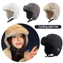 Load image into Gallery viewer, Fashion Windproof Winter Thermal Caps Warm Reversible Skiing Face Mask Ear Protectors Cycling Hat Winter
