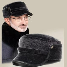 Load image into Gallery viewer, New Warm Lei Feng Hat Imitation Mink Windproof Ear Protection Hat with Ear Flap Coldproof Dad Hat Autumn and Winter
