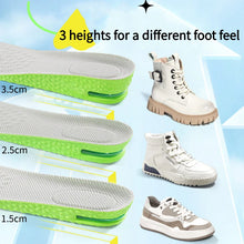 Load image into Gallery viewer, Insole 1Pair Air Cushion height increase s Breathable Sweat and Anti-Odour  Shock Absorbing  for Sports s shoe pads
