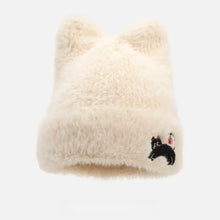 Load image into Gallery viewer, Casual Cute Cat Ear Warm Hat Keep Warm Thickened Wool Knitted Hat Windproof Ear Protection Cap for Women

