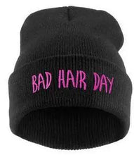 Load image into Gallery viewer, Winter Unisex Funny Bad Hair Day Hip Pop Beanie Hat Women Men Ski Cap
