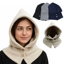 Load image into Gallery viewer, New Polar Fleece Balaclava Hat Collar Warm Windproof Men's Pullover Cap Ears Warm Soft Men Bonnets Cold Weather
