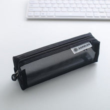 Load image into Gallery viewer, Pencil Case Cute Solid Color Transparent Pencil box School Student pen bag Supplies
