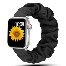 Load image into Gallery viewer, Scrunchie Strap for Apple watch band 44mm 40mm iWatch 42/38mm Elastic Nylon Solo Loop smart bracelet applewatch serie 5 43 SE 6
