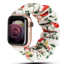 Load image into Gallery viewer, Scrunchie Strap for Apple watch band 44mm 40mm iWatch 42/38mm Elastic Nylon Solo Loop smart bracelet applewatch serie 5 43 SE 6
