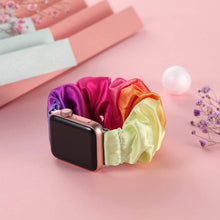 Load image into Gallery viewer, Scrunchie Strap for Apple watch band 44mm 40mm iWatch 42/38mm Elastic Nylon Solo Loop smart bracelet applewatch serie 5 43 SE 6
