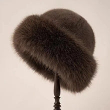 Load image into Gallery viewer, Women's Fluffy Fur Bucket Hat Plush Winter Fisherman Cap Warm Thick Hat for Snowy Days Christmas Gifts
