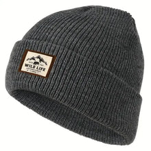 Load image into Gallery viewer, Warm Knitted Hat Jacquard Stripe Ear Protection Warm Casual Hat
