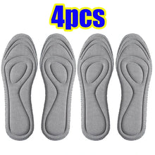 Load image into Gallery viewer, Insole 4pcs Memory Foam Orthopedic s for s Men Women Nano Antibacterial Deodorization  Sweat Absorption Running Cushion shoe pads
